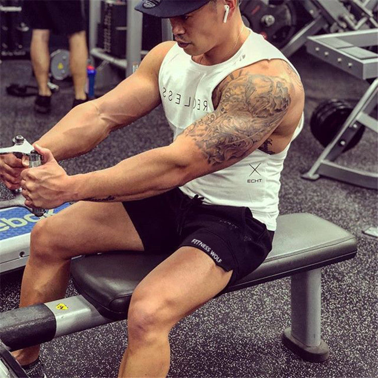 Tight-fitting Lace-pocket Sports Shorts