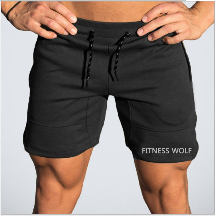 Tight-fitting Lace-pocket Sports Shorts
