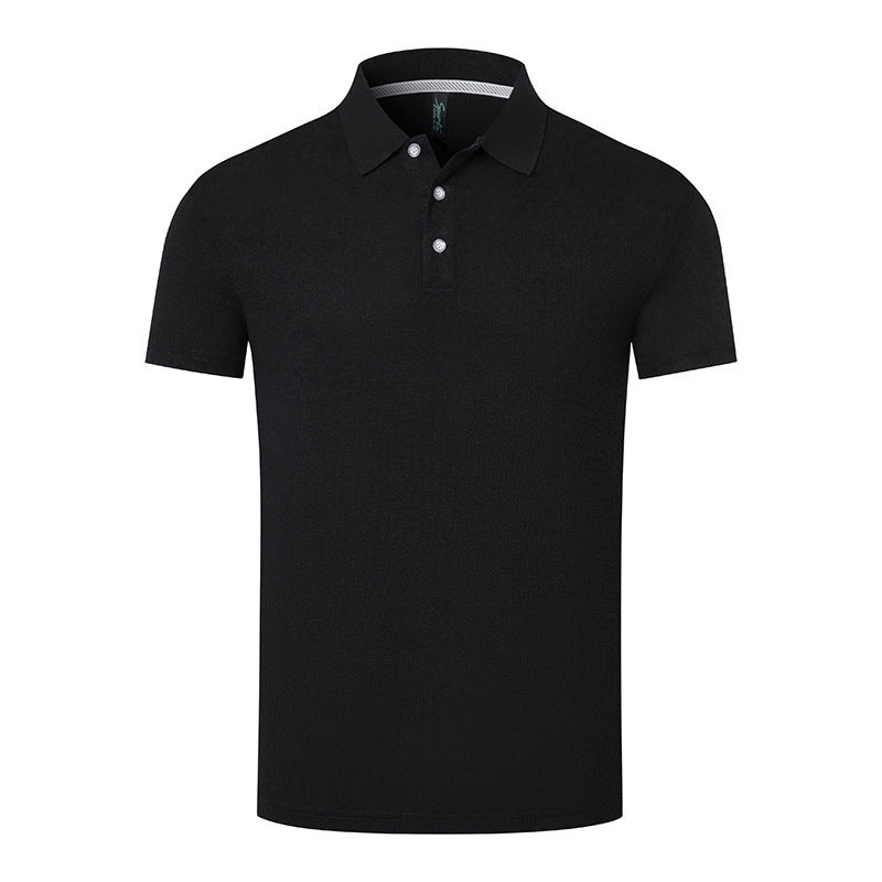 Summer Solid Polo Men's Short Sleeve