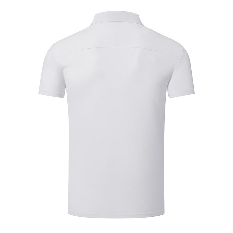 Summer Solid Polo Men's Short Sleeve