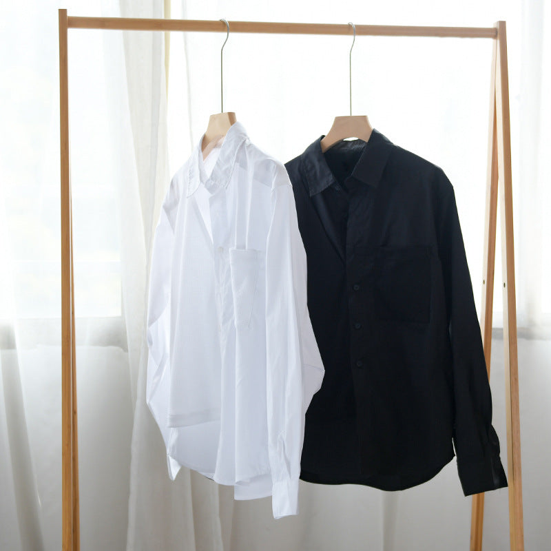 Youth Cotton Shirt Loose And Comfortable Men's Top