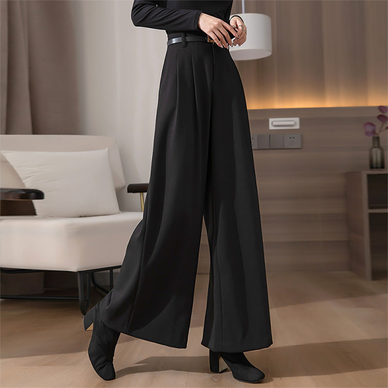 Women's Spring New High Waist Wide Leg Pants