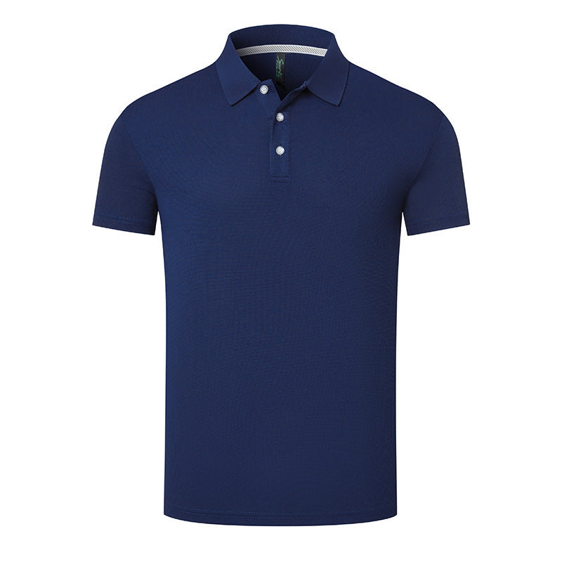Summer Solid Polo Men's Short Sleeve