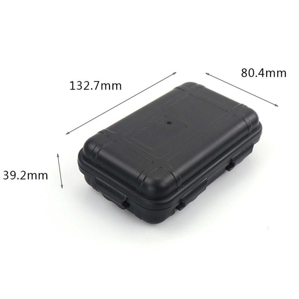 Outdoor Waterproof Survival Sealed Box Dustproof Shockproof Plastic EDC Tools Storage Container Case Holder Fishing Tackle Tools