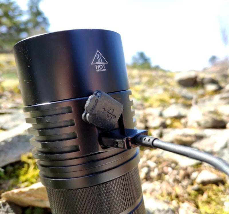 Sofirn SP36 BLF Anduril 4*Samsung LH351D 5650lm Powerful LED Flashlight USB Rechargeable 18650 Torch 5000K High 90 CRI