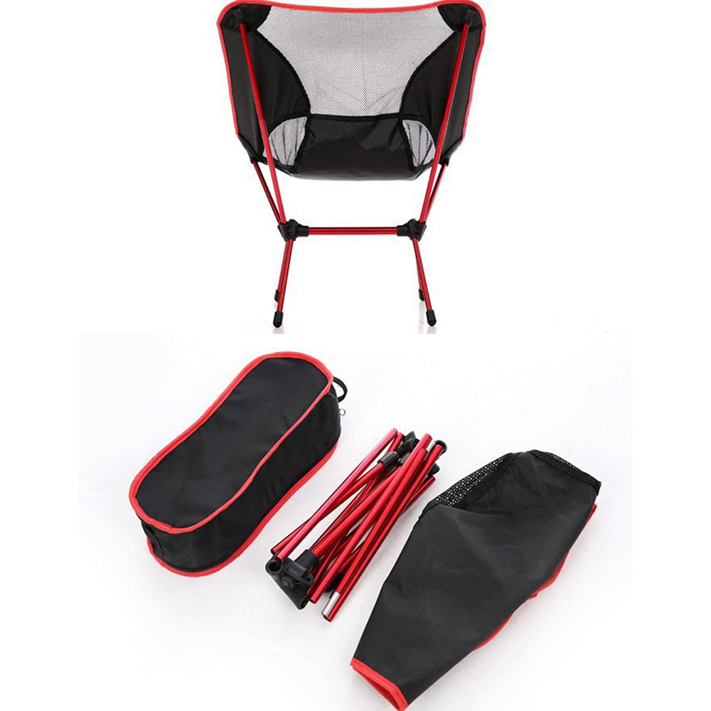 Portable Camping Beach Chair Lightweight Folding Fishing Outdoor camping Outdoor Ultra Light Picnic Seat Fishing Tools Chair