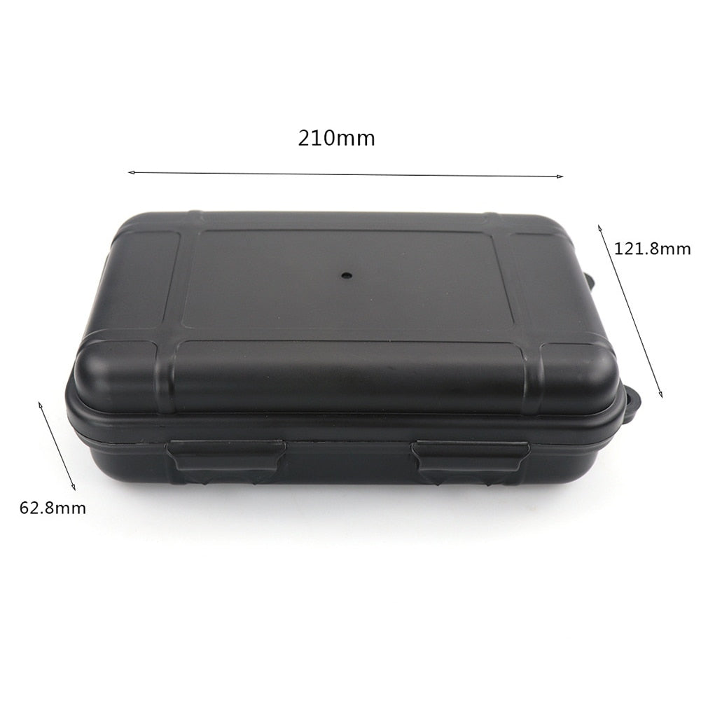 Outdoor Waterproof Survival Sealed Box Dustproof Shockproof Plastic EDC Tools Storage Container Case Holder Fishing Tackle Tools