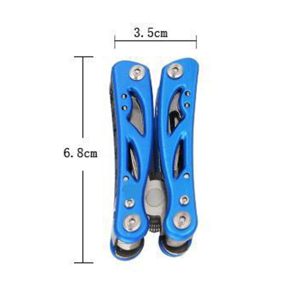 12 in 1 Outdoor Camping Survival Tools Portable Mini Multitool 420 Stainless Steel Cutter Pliers Knife Screwdriver Bottle Opener