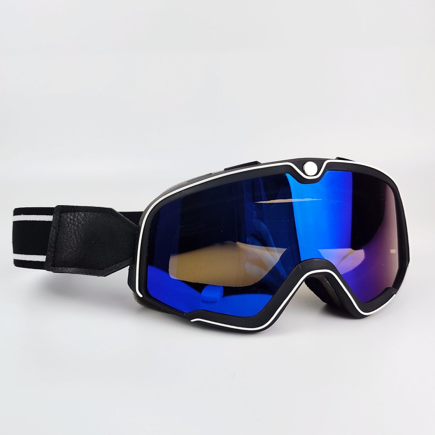 Retro Motorcycle Goggles Ski Glasses Motocross Sunglasses Vintage Cycling Racing Woman Cafe Racer Chopper Moto Cross MTB ATV