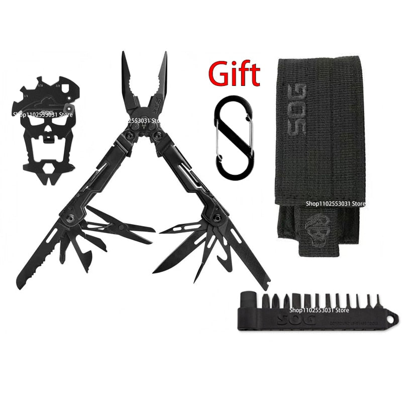 SOG PP1002 Mini Multi Function Tool Pliers Folding Pliers Outdoor Camping EDC Equipment