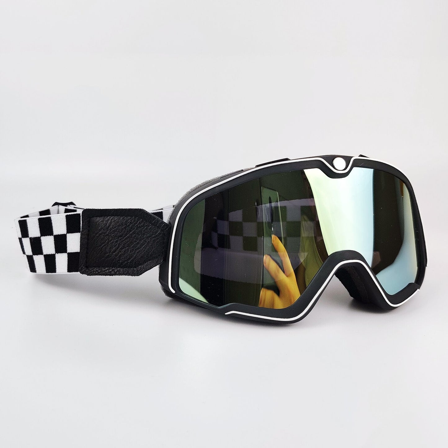 Retro Motorcycle Goggles Ski Glasses Motocross Sunglasses Vintage Cycling Racing Woman Cafe Racer Chopper Moto Cross MTB ATV
