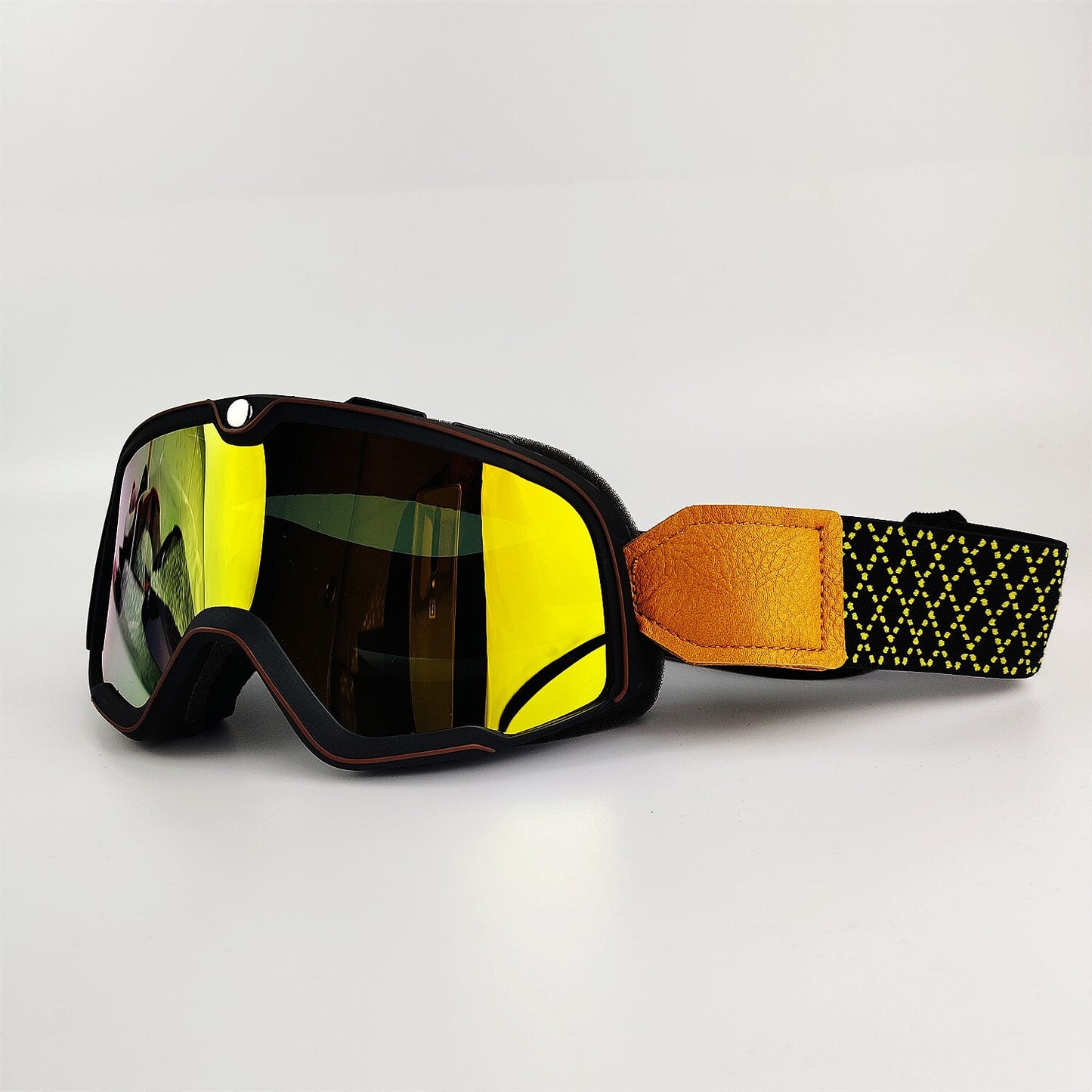 Retro Motorcycle Goggles Ski Glasses Motocross Sunglasses Vintage Cycling Racing Woman Cafe Racer Chopper Moto Cross MTB ATV