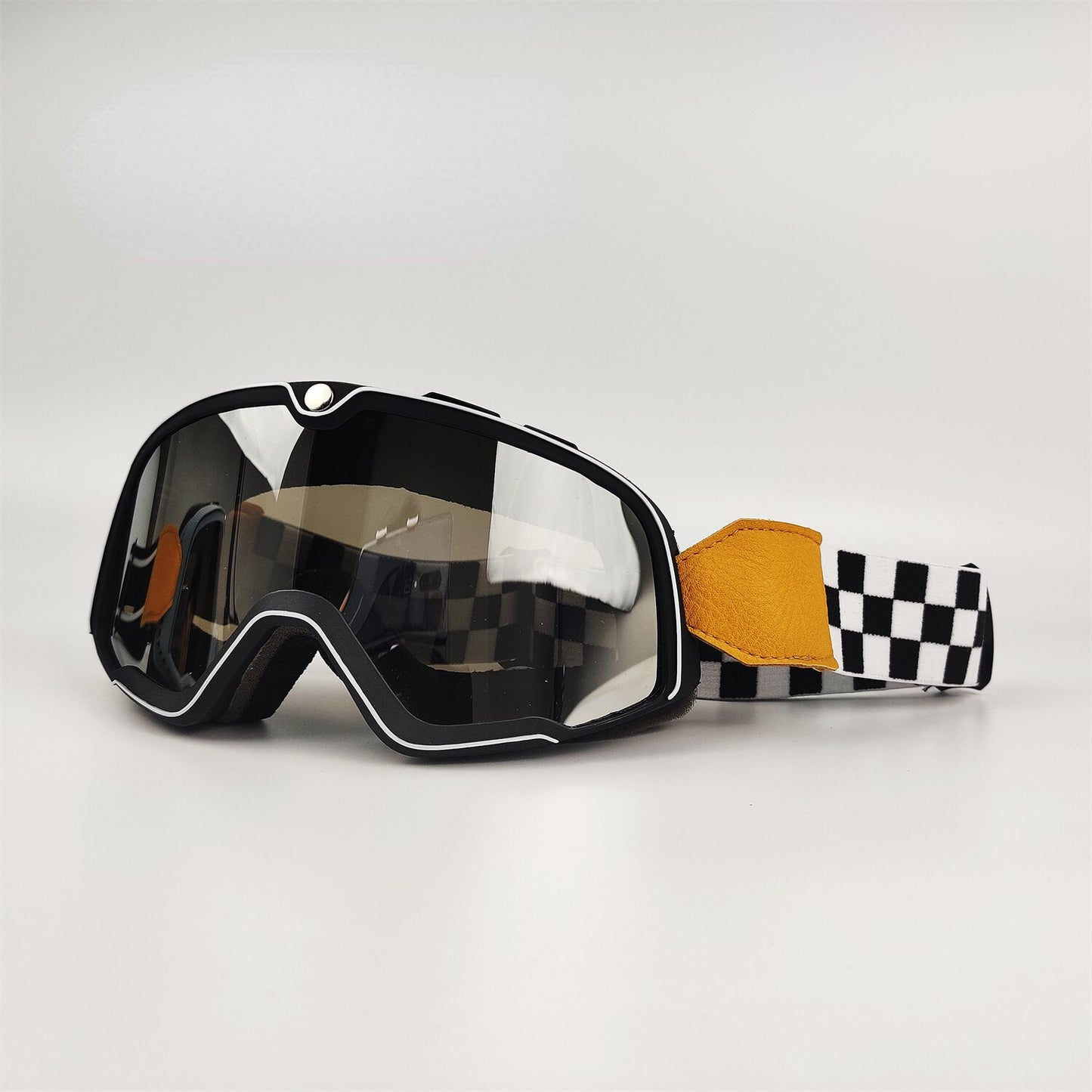 Retro Motorcycle Goggles Ski Glasses Motocross Sunglasses Vintage Cycling Racing Woman Cafe Racer Chopper Moto Cross MTB ATV