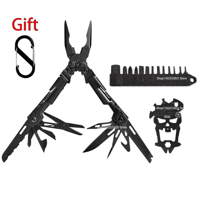 SOG PP1002 Mini Multi Function Tool Pliers Folding Pliers Outdoor Camping EDC Equipment
