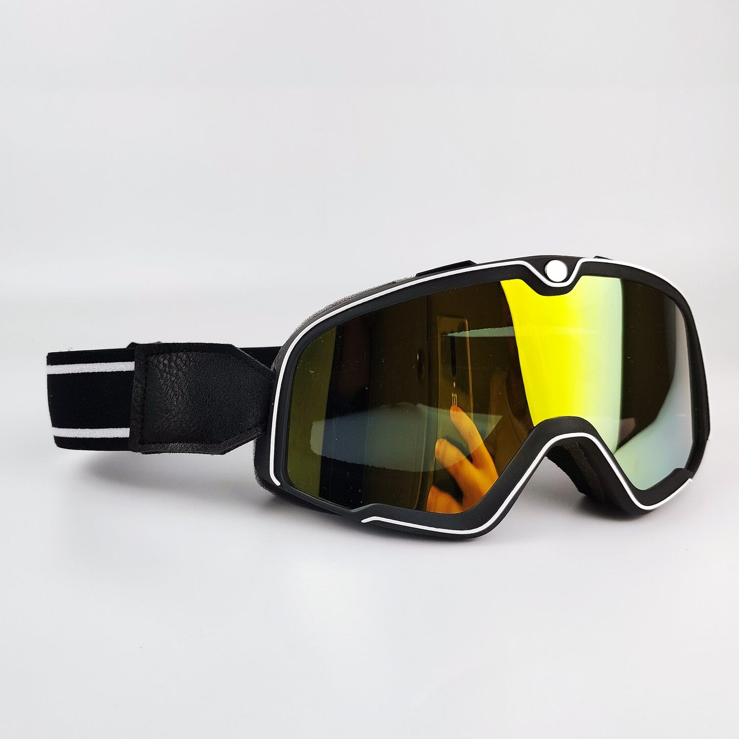 Retro Motorcycle Goggles Ski Glasses Motocross Sunglasses Vintage Cycling Racing Woman Cafe Racer Chopper Moto Cross MTB ATV