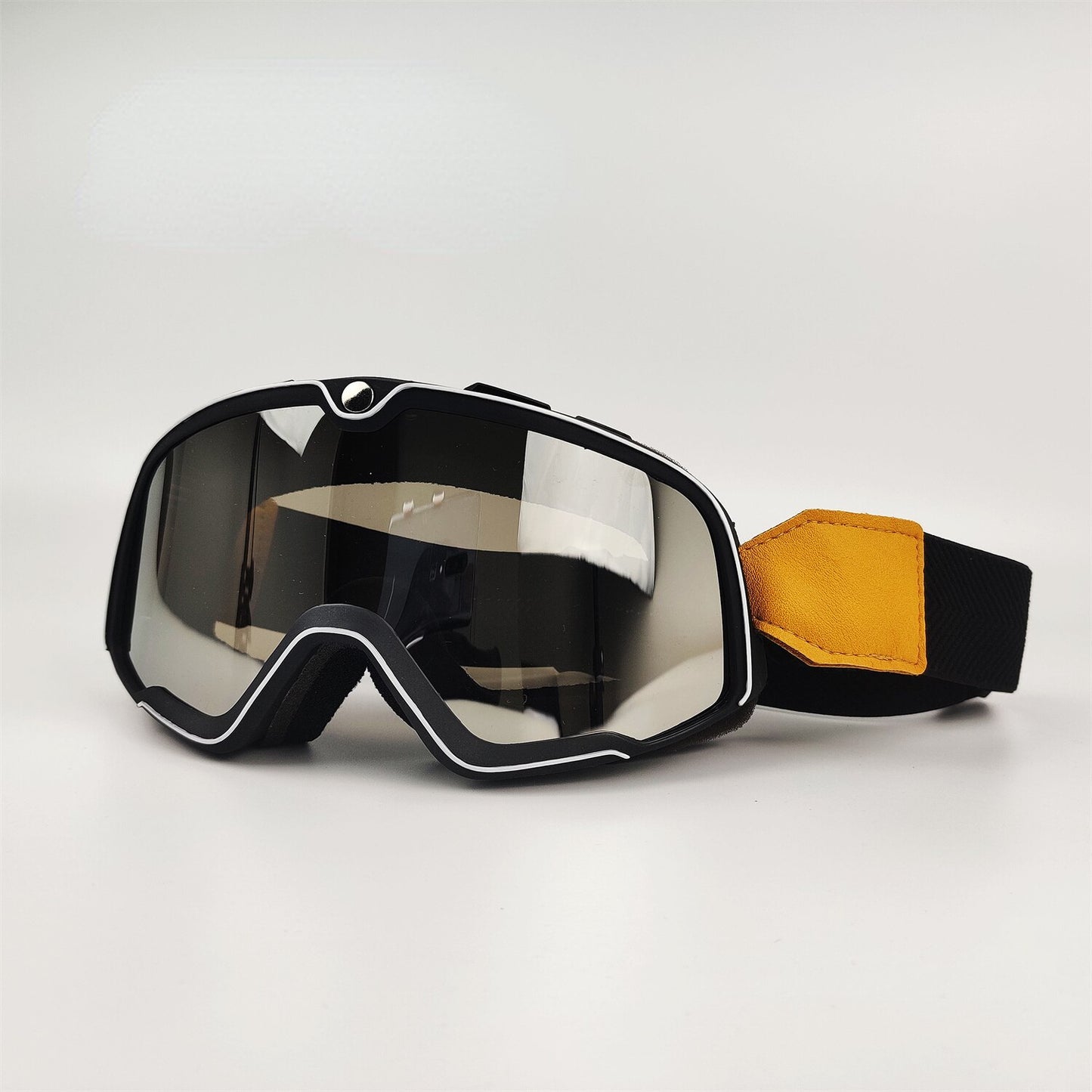 Retro Motorcycle Goggles Ski Glasses Motocross Sunglasses Vintage Cycling Racing Woman Cafe Racer Chopper Moto Cross MTB ATV