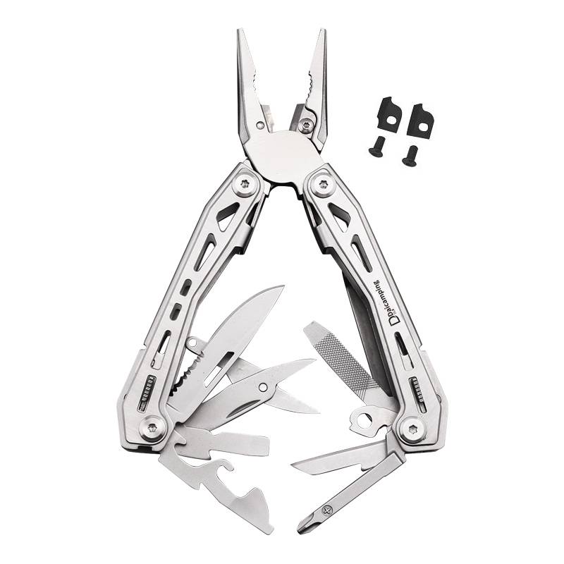 Daicamping DL3 Portable Folding Knife Cutter Multitool Mini Multifunctional 3cr13 Tools Outdoors Camping Multi-Tool Clip Pliers