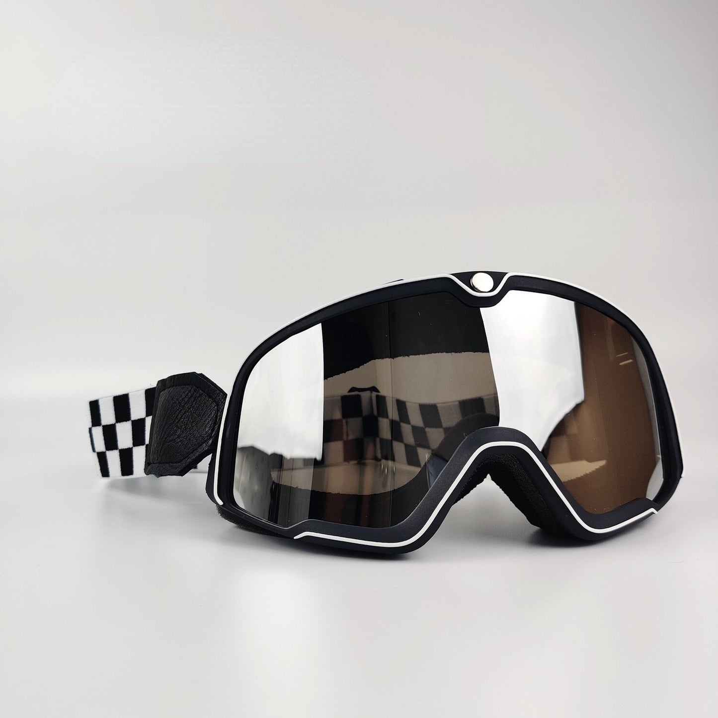 Retro Motorcycle Goggles Ski Glasses Motocross Sunglasses Vintage Cycling Racing Woman Cafe Racer Chopper Moto Cross MTB ATV