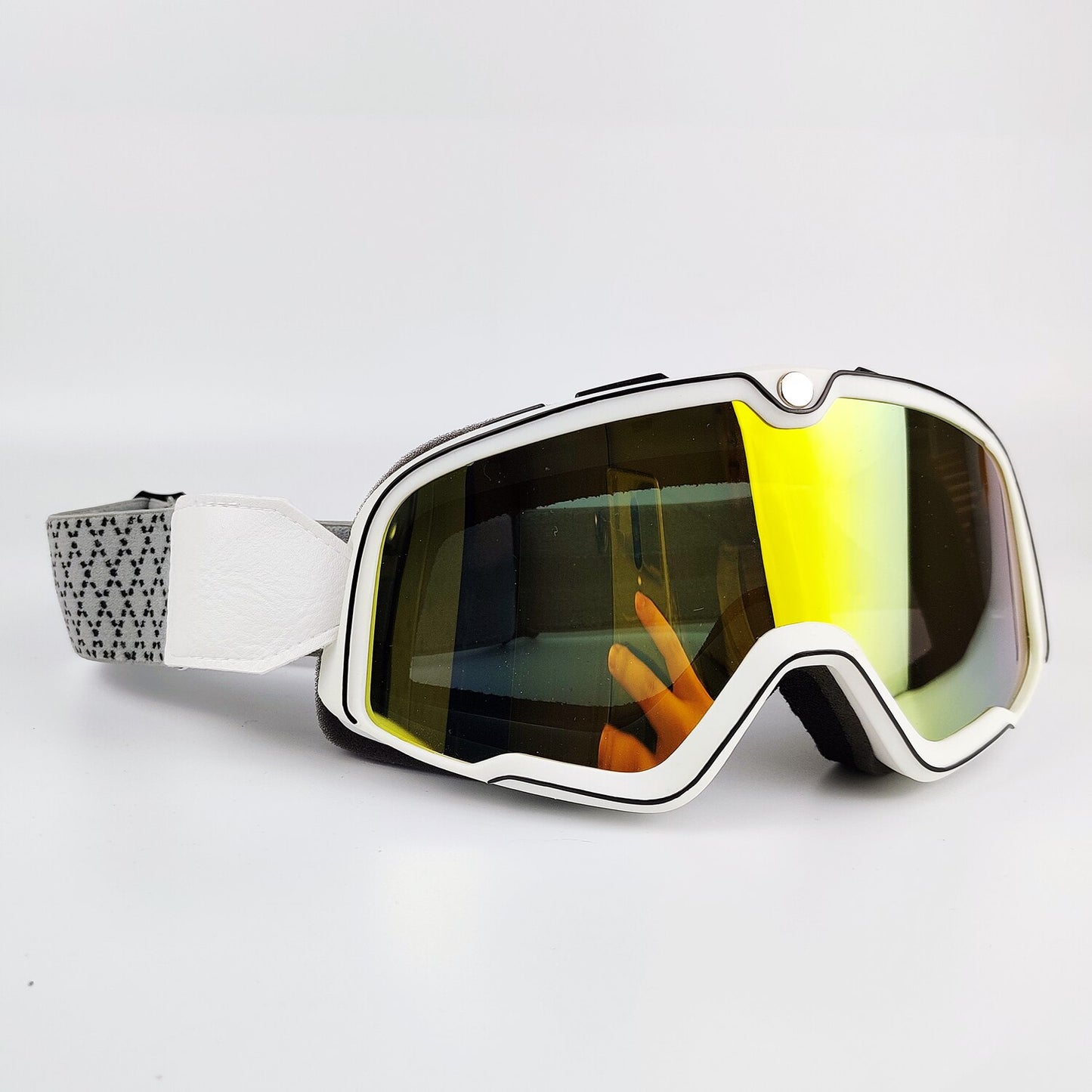 Retro Motorcycle Goggles Ski Glasses Motocross Sunglasses Vintage Cycling Racing Woman Cafe Racer Chopper Moto Cross MTB ATV