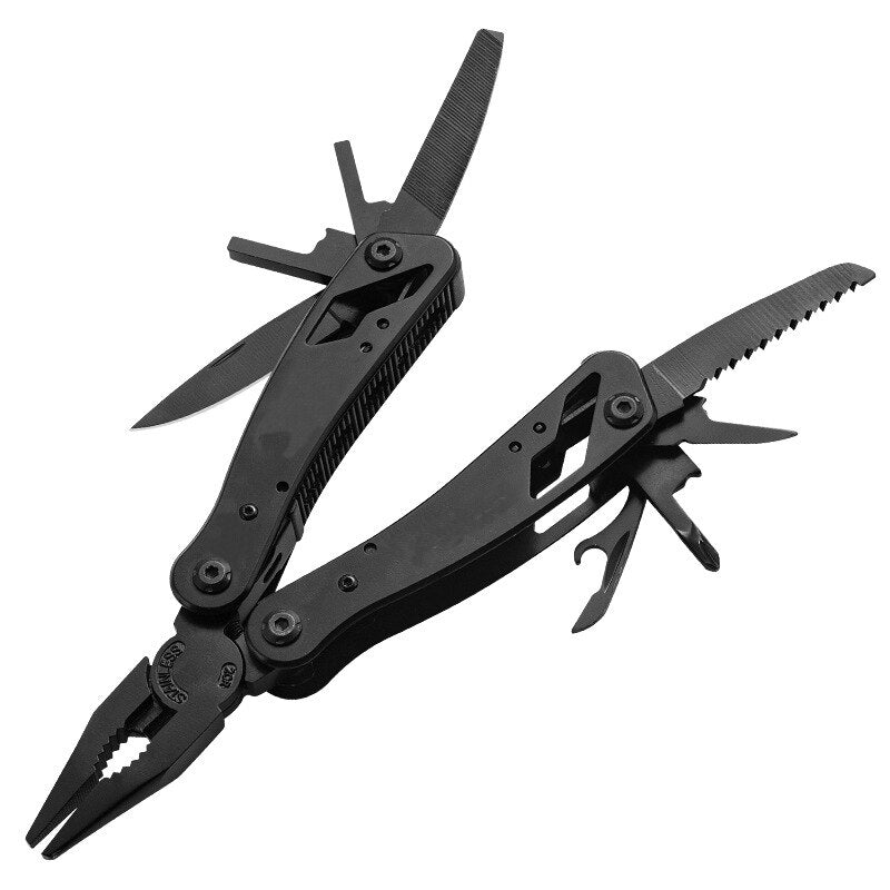 Stainless steel multi-function pliers outdoor mini folding pliers emergency tool pliers EDC Multifunction Military Tactical