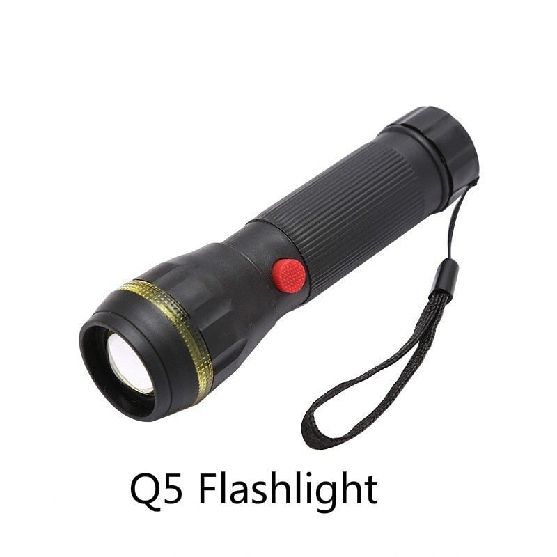 High Power Led Flashlights Four Heads Powerful Flashlight USB Rechargeable Led Flashlight Camping Ultra Bright Torch Flightlight