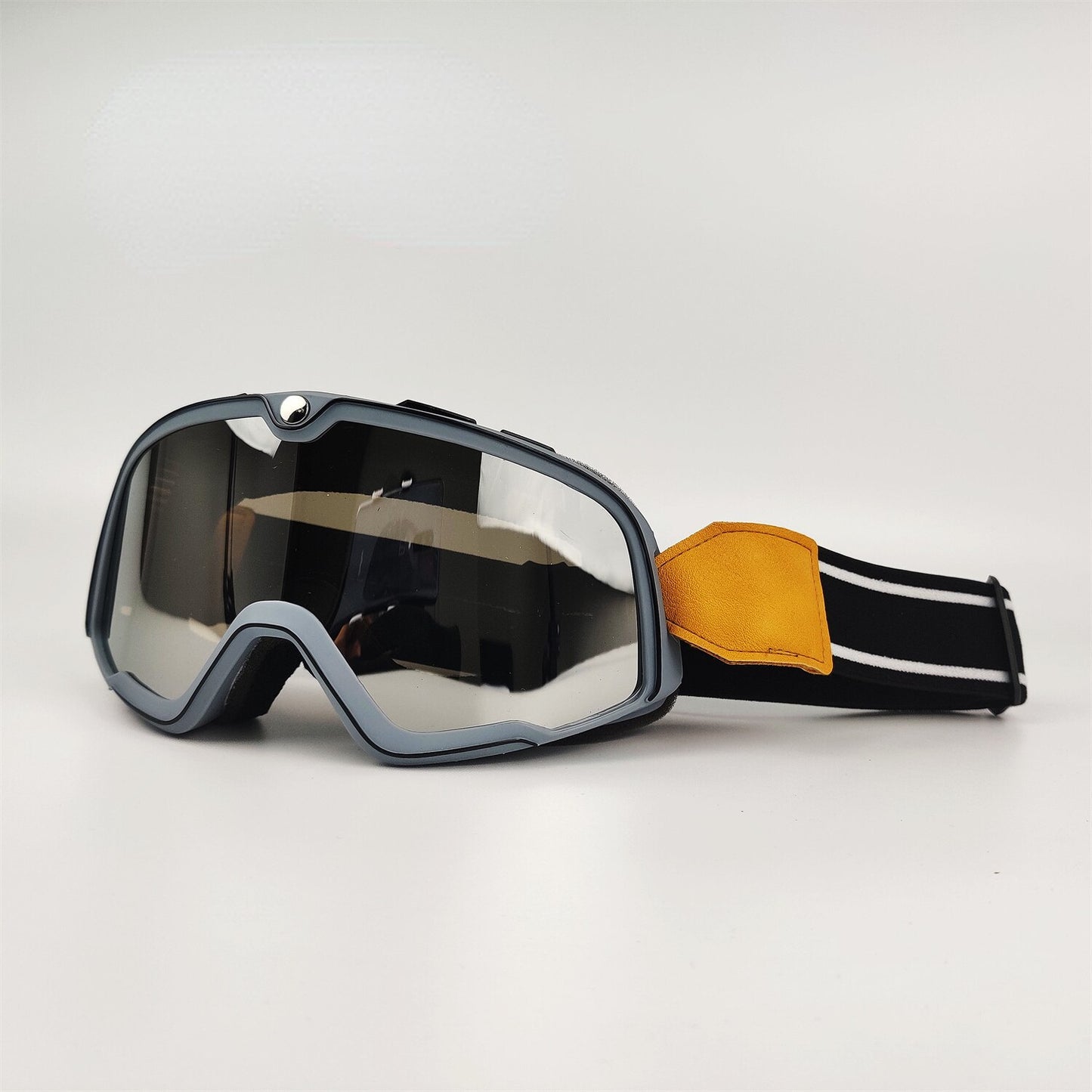 Retro Motorcycle Goggles Ski Glasses Motocross Sunglasses Vintage Cycling Racing Woman Cafe Racer Chopper Moto Cross MTB ATV