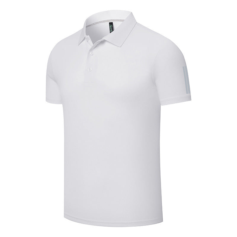 Summer Solid Polo Men's Short Sleeve
