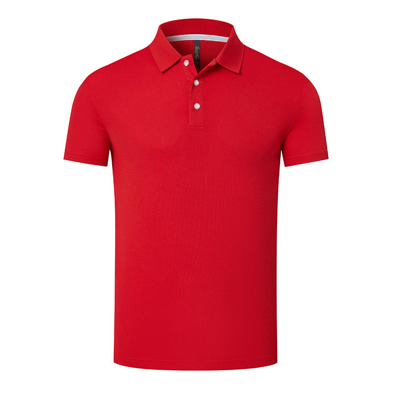 Summer Solid Polo Men's Short Sleeve