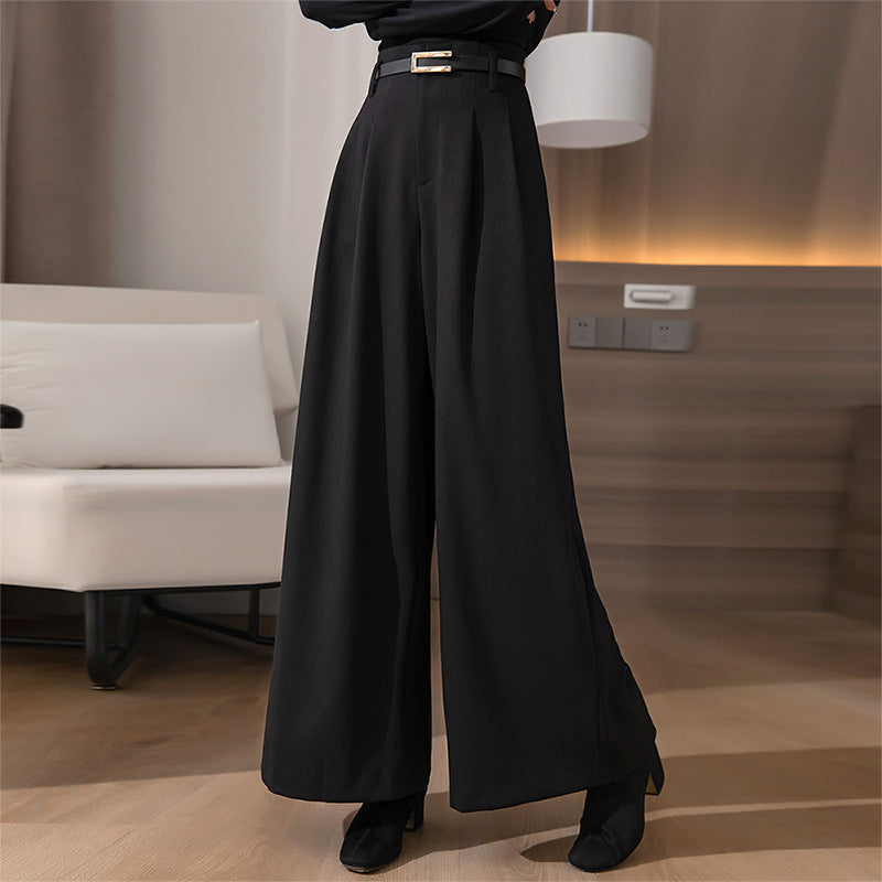 Women's Spring New High Waist Wide Leg Pants
