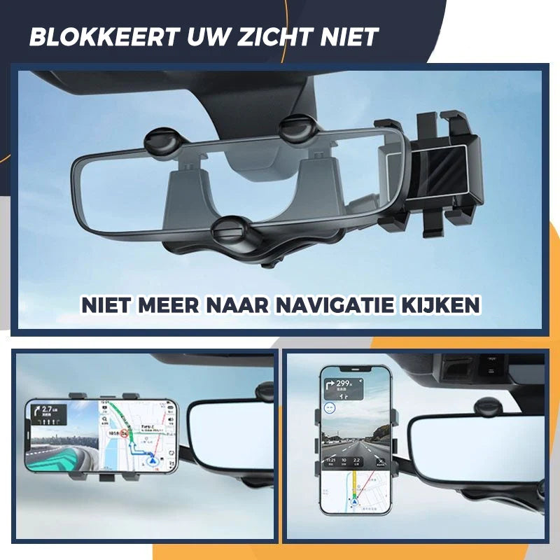 Retractable Car Phone Holder™ | Stevige en draaibare houder voor alle soorten telefoons