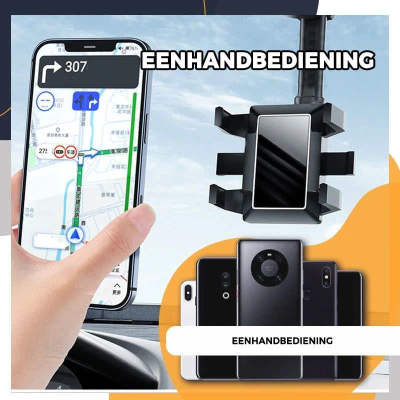 Retractable Car Phone Holder™ | Stevige en draaibare houder voor alle soorten telefoons
