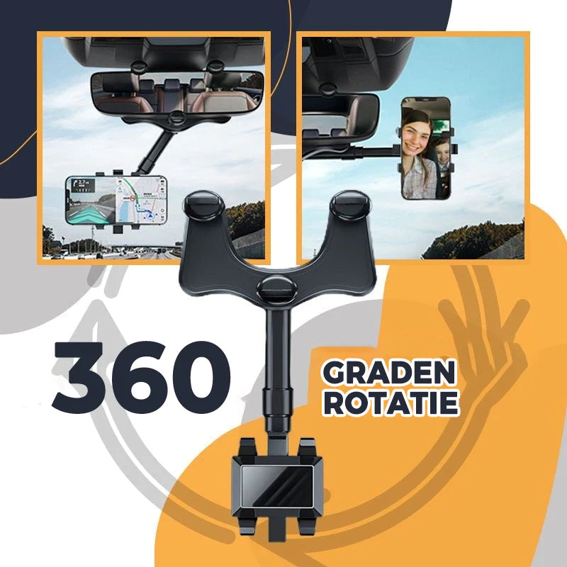 Retractable Car Phone Holder™ | Stevige en draaibare houder voor alle soorten telefoons