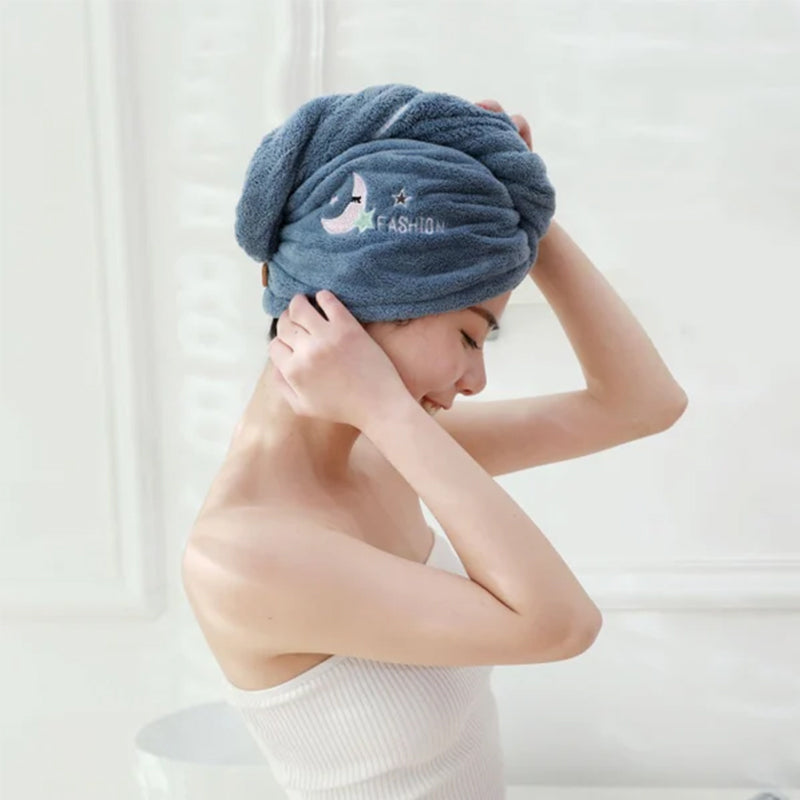Toalla para el cabello de secado fácil™ | Ahorra tiempo con el secado del cabello.