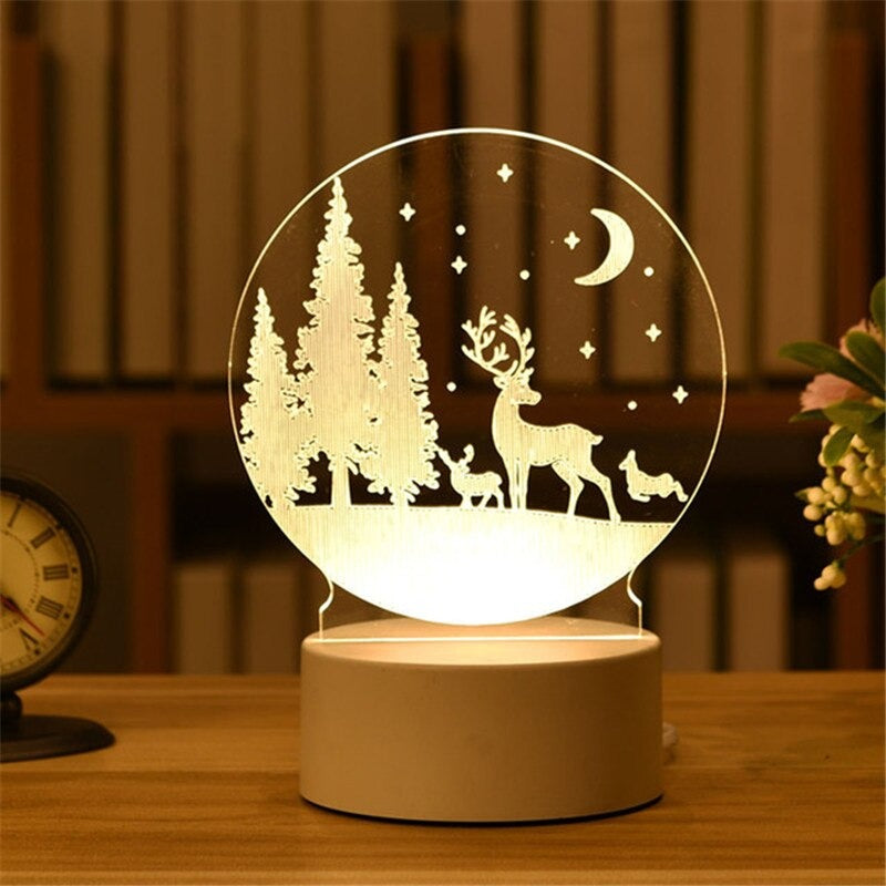 3D Kerst Illusie Lamp