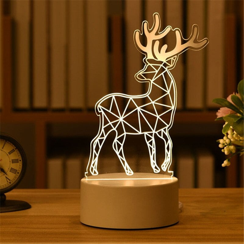 3D Kerst Illusie Lamp