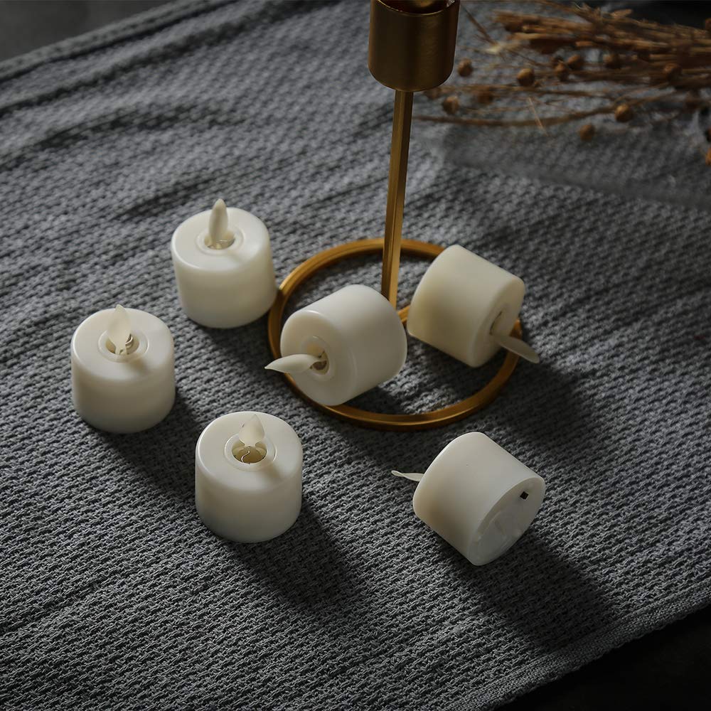 Remote Battery Operated Electric Candles Flickering Moving Wick Christmas LED Tea Light Candles