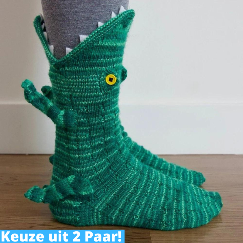2 PAAR - Katoenen Knit Sokken | Een uniek cadeau voor de feestdagen!