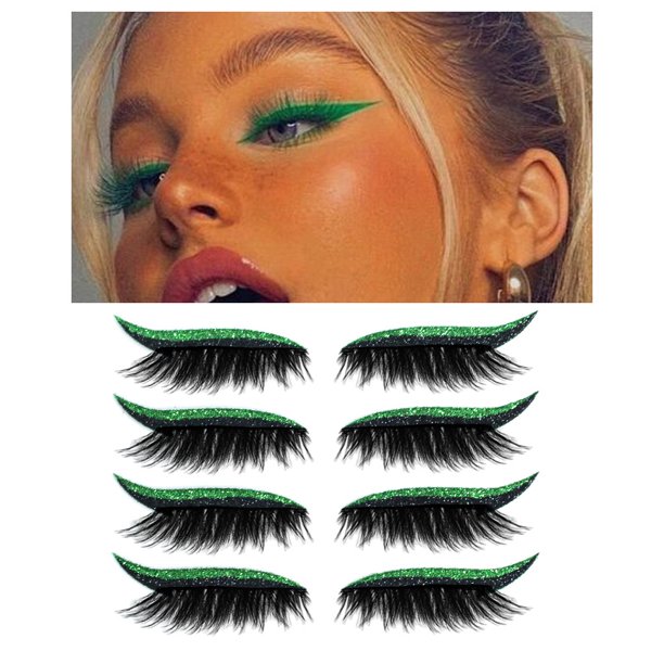 Herbruikbare eyeliner- en wimperstickers | Geef je ogen een onweerstaanbare upgrade | (4 paar/set)
