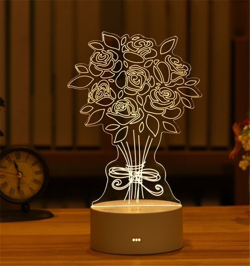 3D Kerst Illusie Lamp