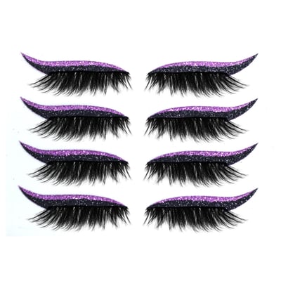Herbruikbare eyeliner- en wimperstickers | Geef je ogen een onweerstaanbare upgrade | (4 paar/set)