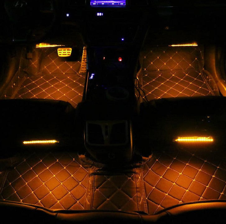 Wireless Remote Car RGB Lights LED Strip Neon Lamp Decorative Atmosphere Lights