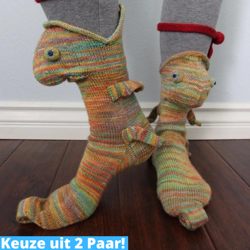 2 PAAR - Katoenen Knit Sokken | Een uniek cadeau voor de feestdagen!