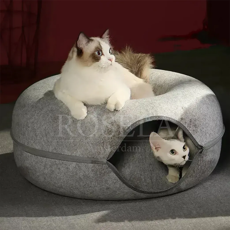 "Verstoppertje" Katten Tunnel Mand