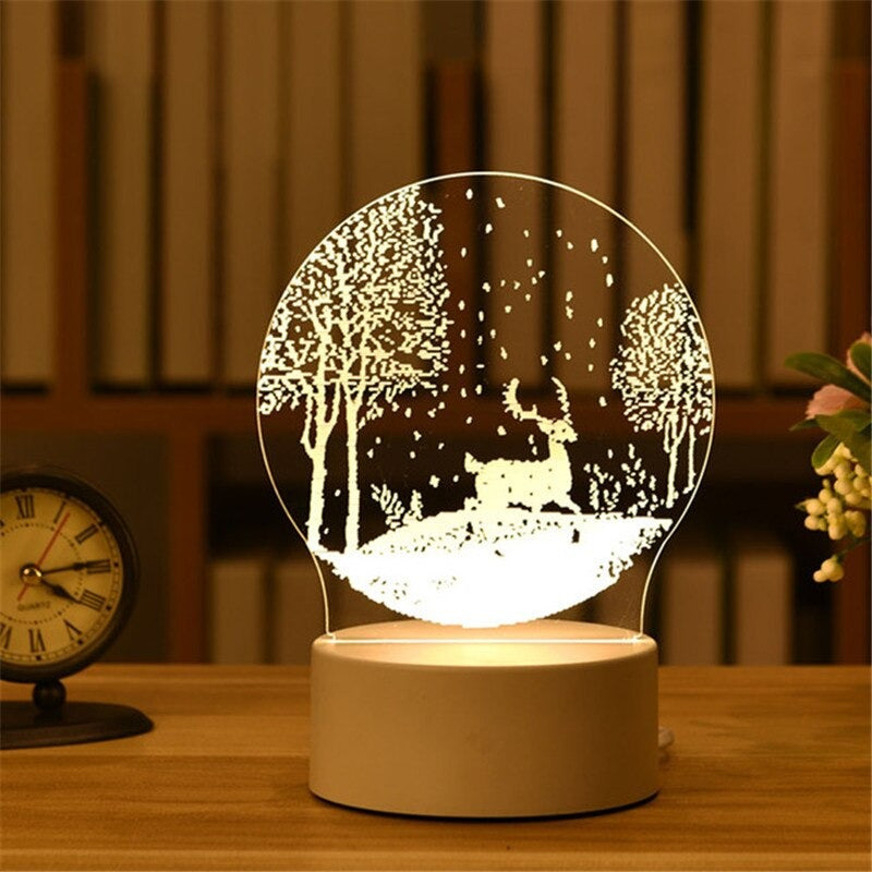 3D Kerst Illusie Lamp