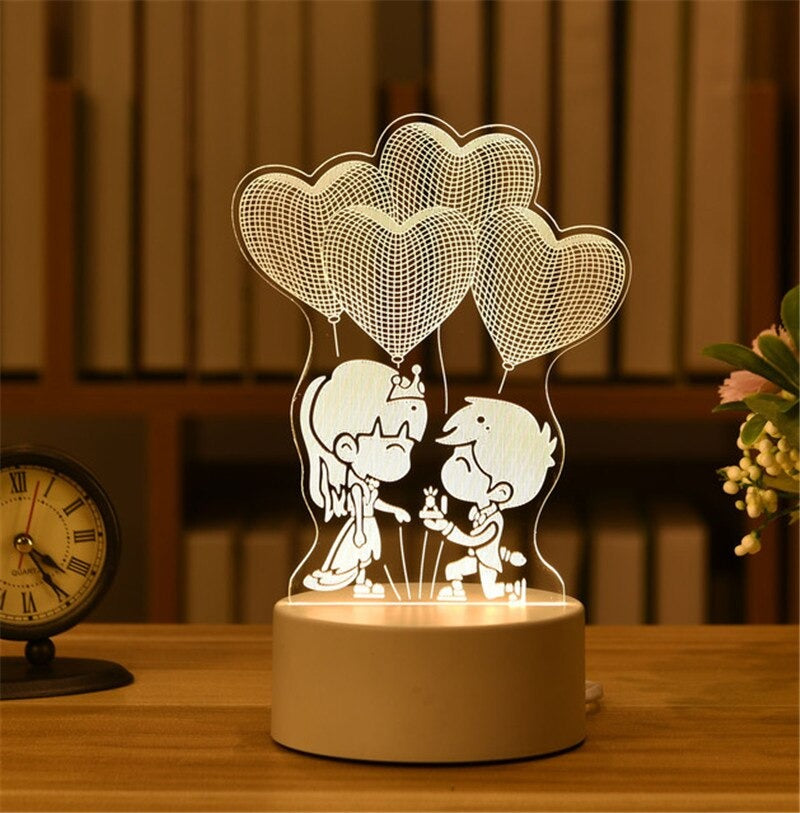 3D Kerst Illusie Lamp