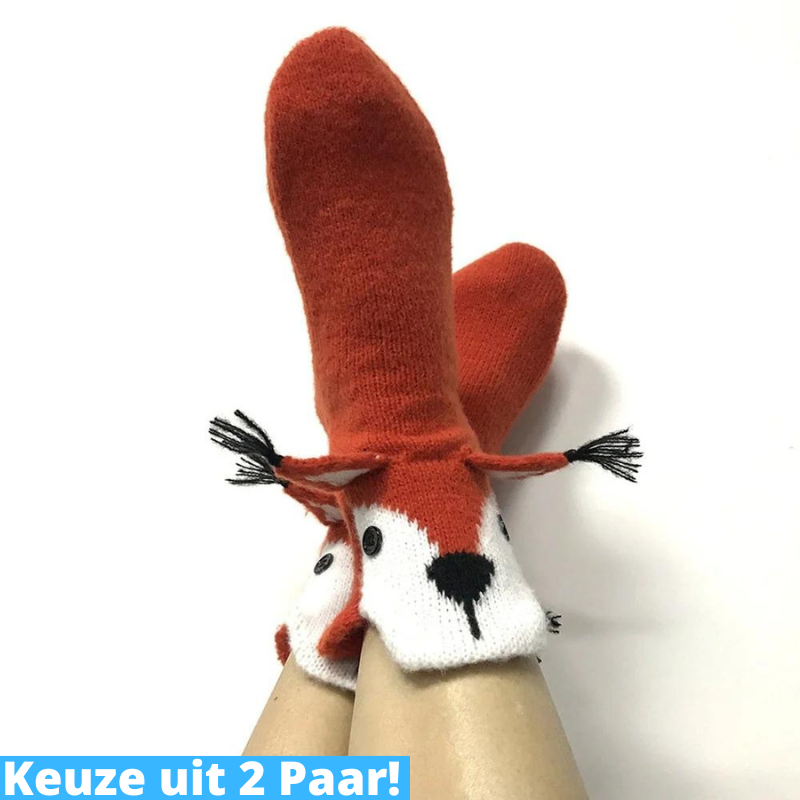 2 PAAR - Katoenen Knit Sokken | Een uniek cadeau voor de feestdagen!