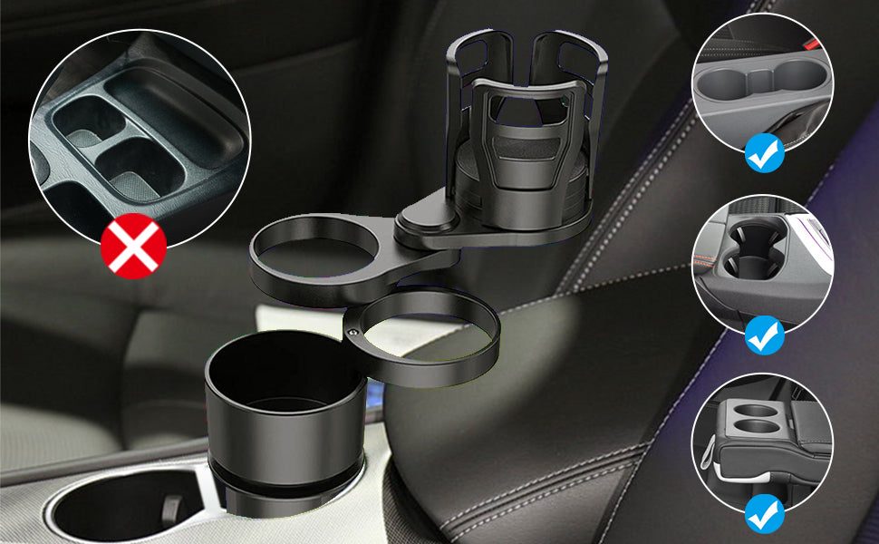 Adjustable Car Cup Holder™ | Creëer de ruimte in je auto die je altijd al hebt gemist