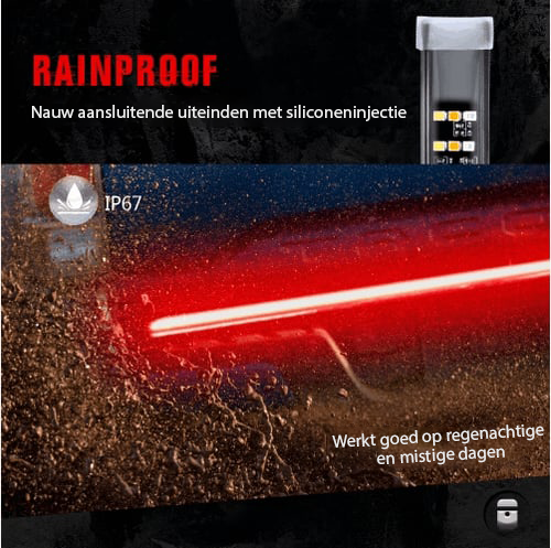Tailgate Strip Light™ | Verhoog je zichtbaarheid op de weg