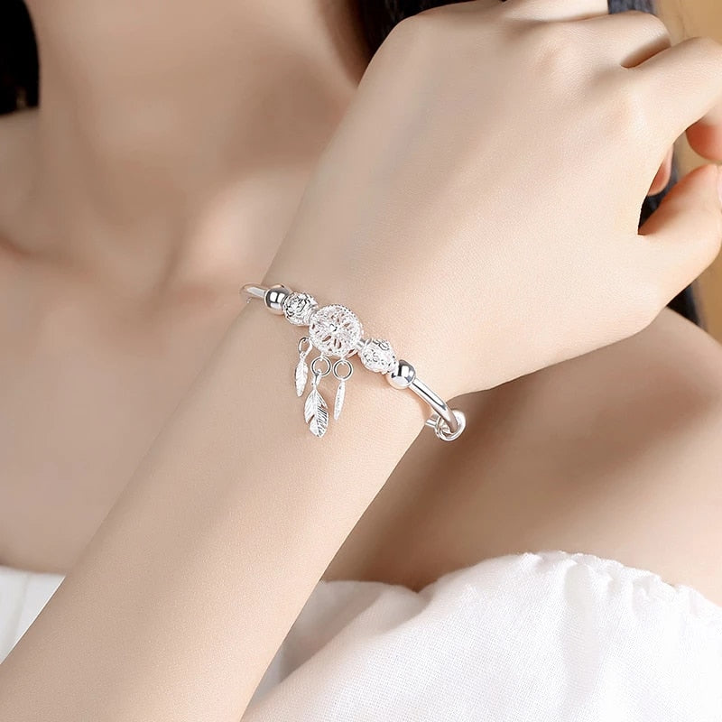Dreamcatcher Bedelarmband | 1+1 GRATIS