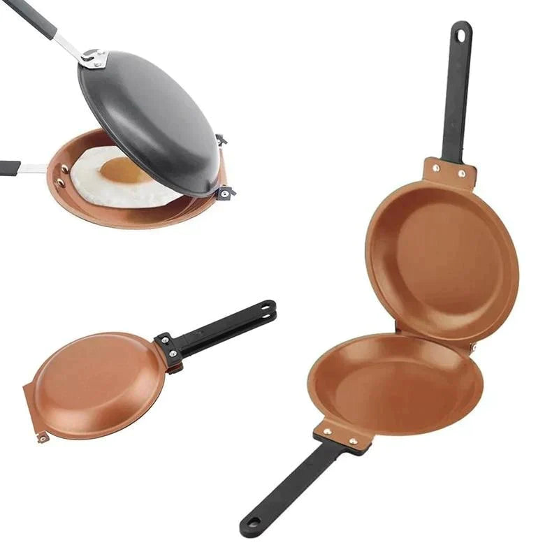 Dubbelzijdige Koekenpan ( Ook voor inductie! ) I 50% KORTING